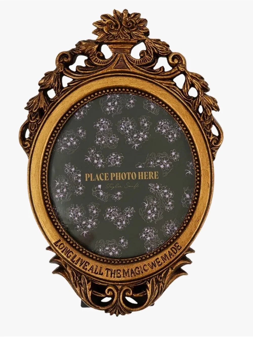 Ornate Gold Oval Picture Frame - Home Accents